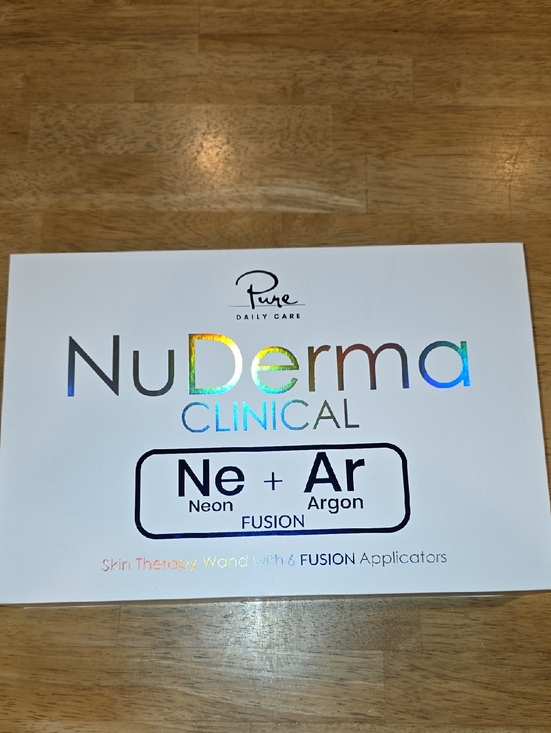 Nuderma Other - Pure NuDerma Clinical Neon + Argon Skin Therapy Wand - White